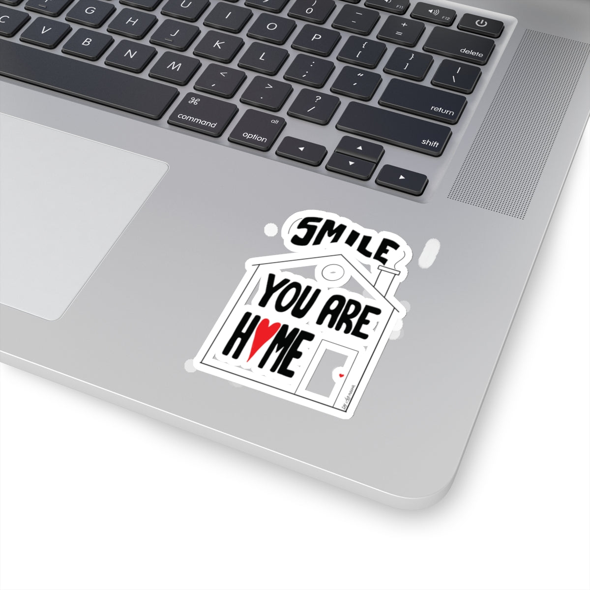 Home Sweet Home Sticker - Cheerful Kiss-Cut Design for Personalization