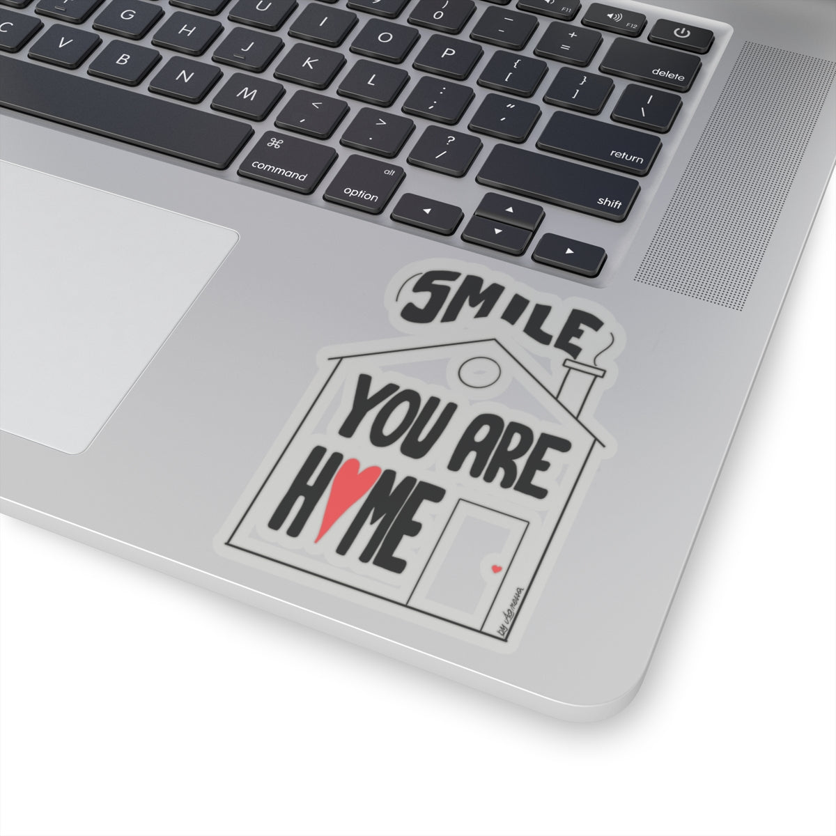 Home Sweet Home Sticker - Cheerful Kiss-Cut Design for Personalization