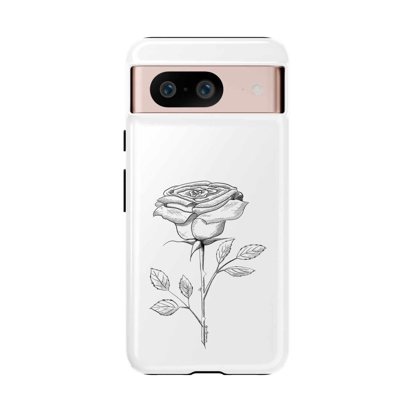 Elegant Floral Phone Case for Google Phones