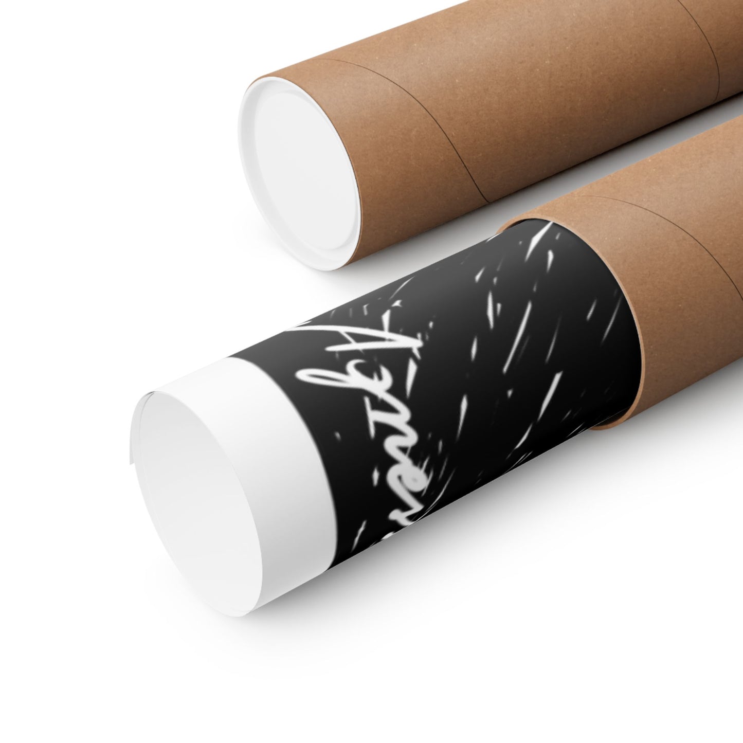 Matte Vertical Poster — "People Always" Original Art Poster (No AI)