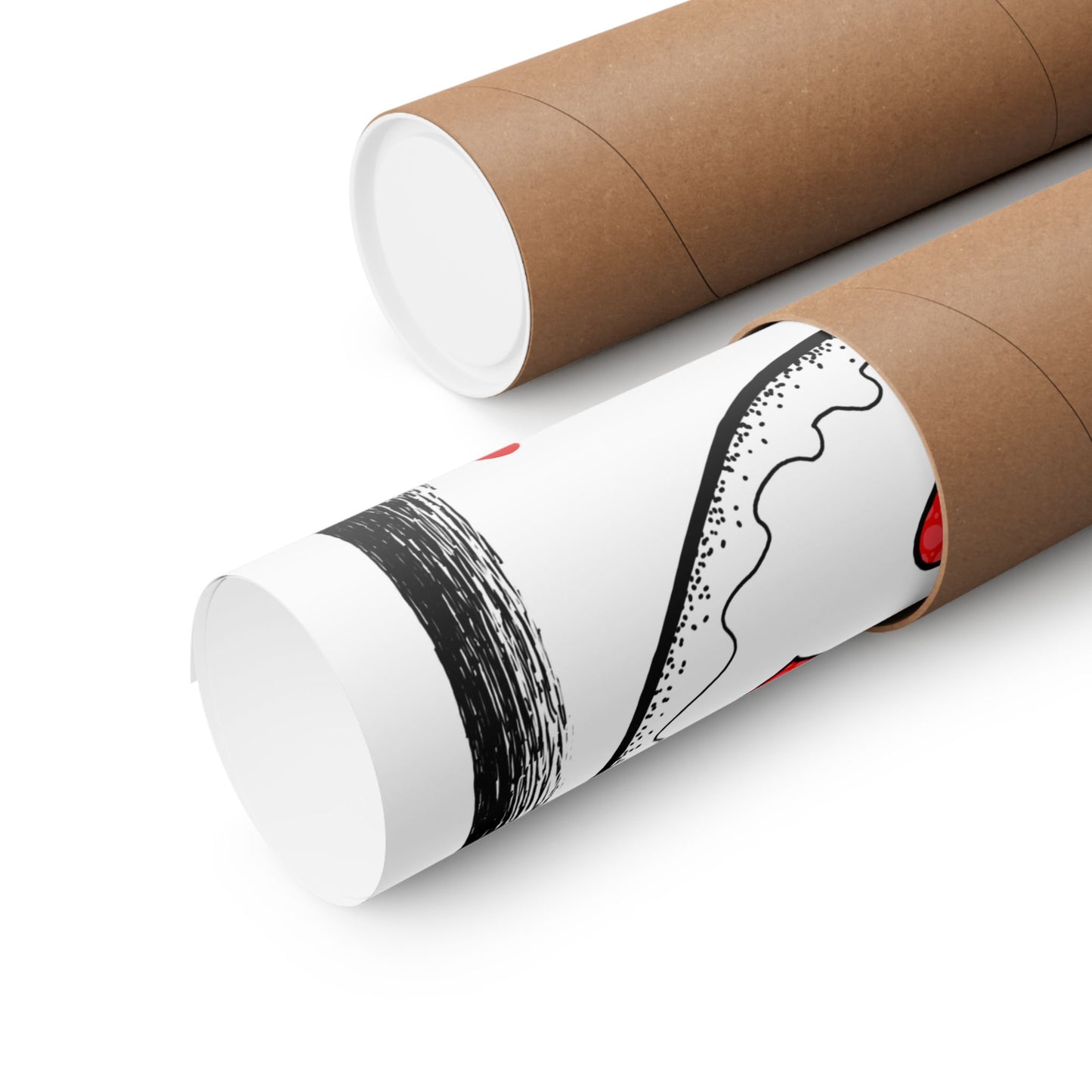 Pizza Art Matte Poster — Unique Vertical Print for Pizzerias & Pizza Lovers