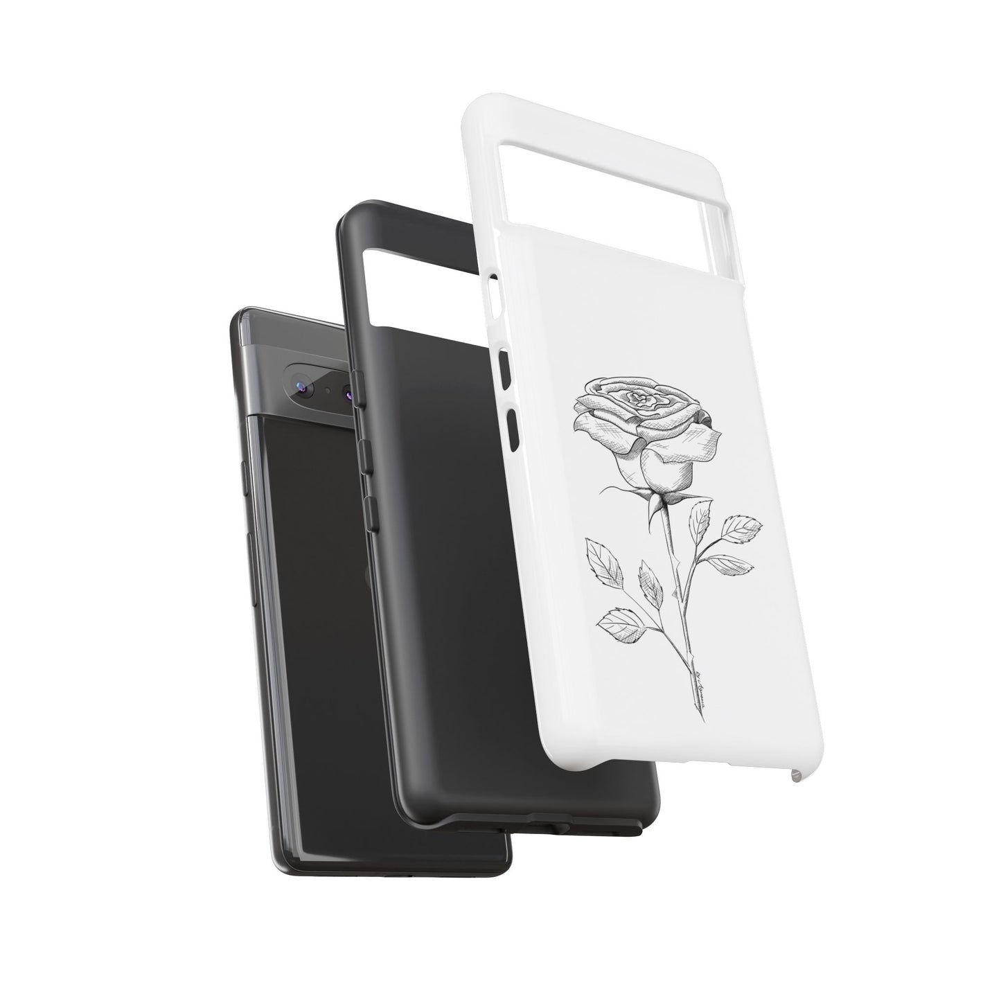 Elegant Floral Phone Case for Google Phones