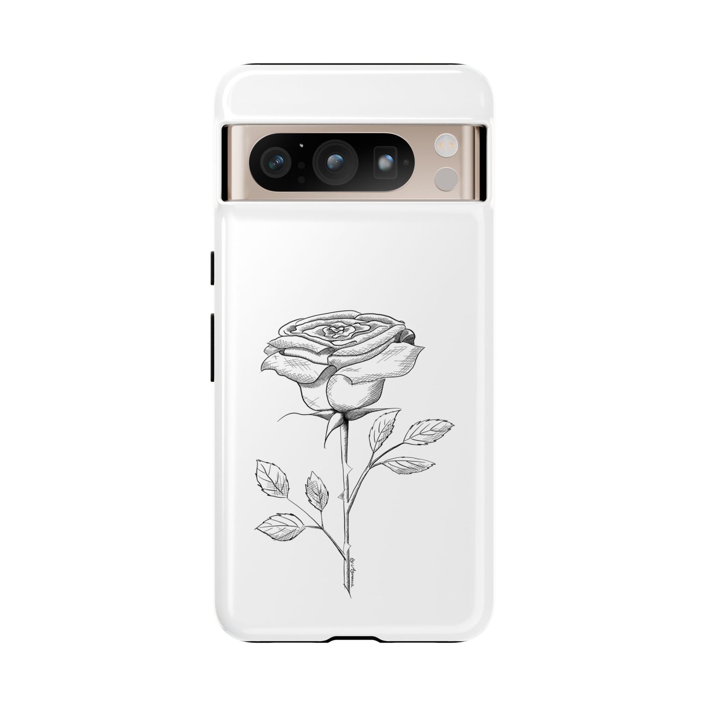 Elegant Floral Phone Case for Google Phones