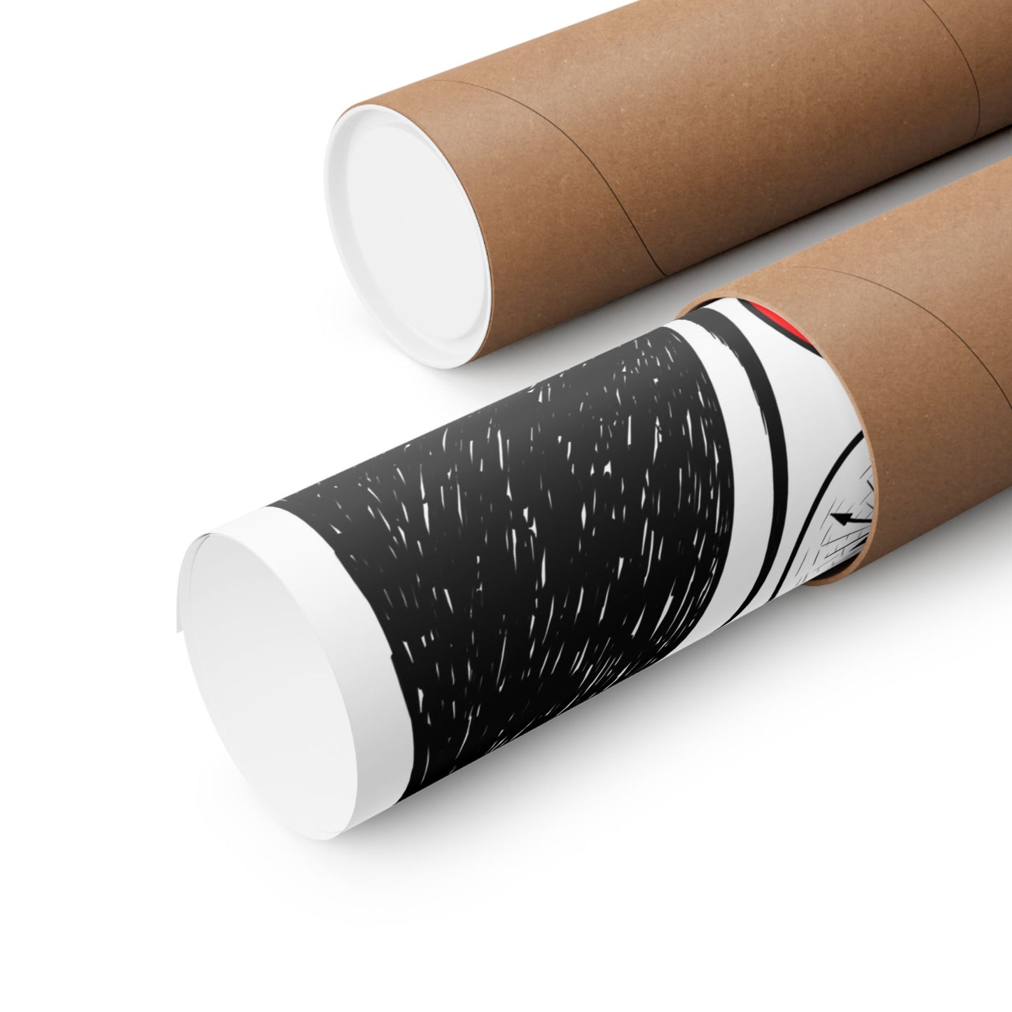 Matte Vertical Poster — "People Always" Original Art Poster (No AI)