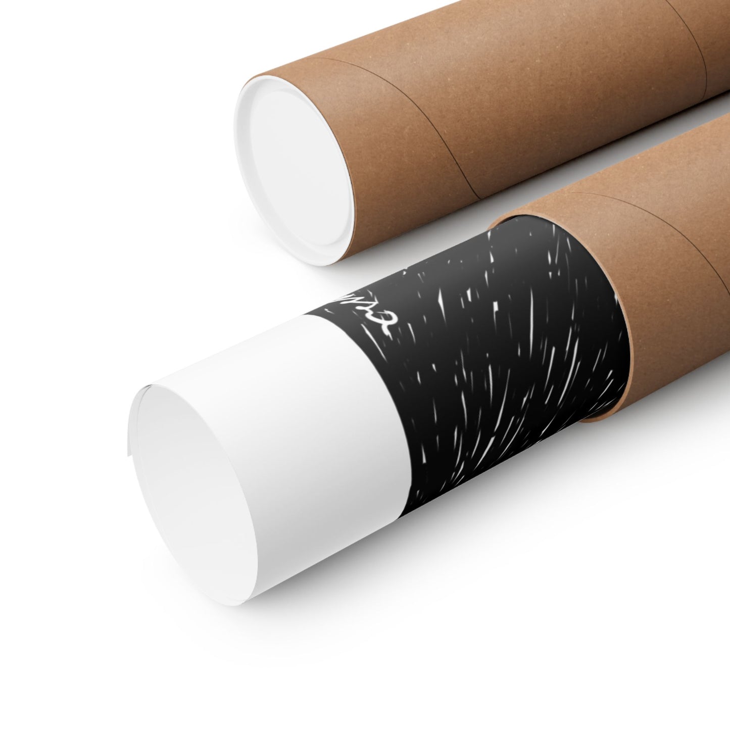 Matte Vertical Poster — "People Always" Original Art Poster (No AI)