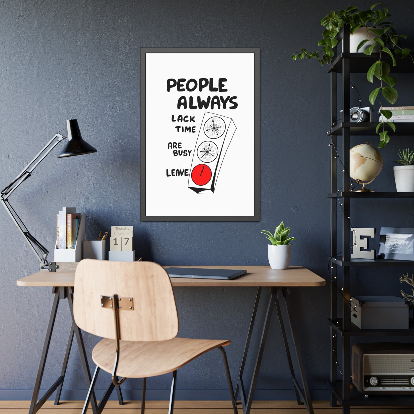 Poster Print - People Always Leave, Digital Drawing Art