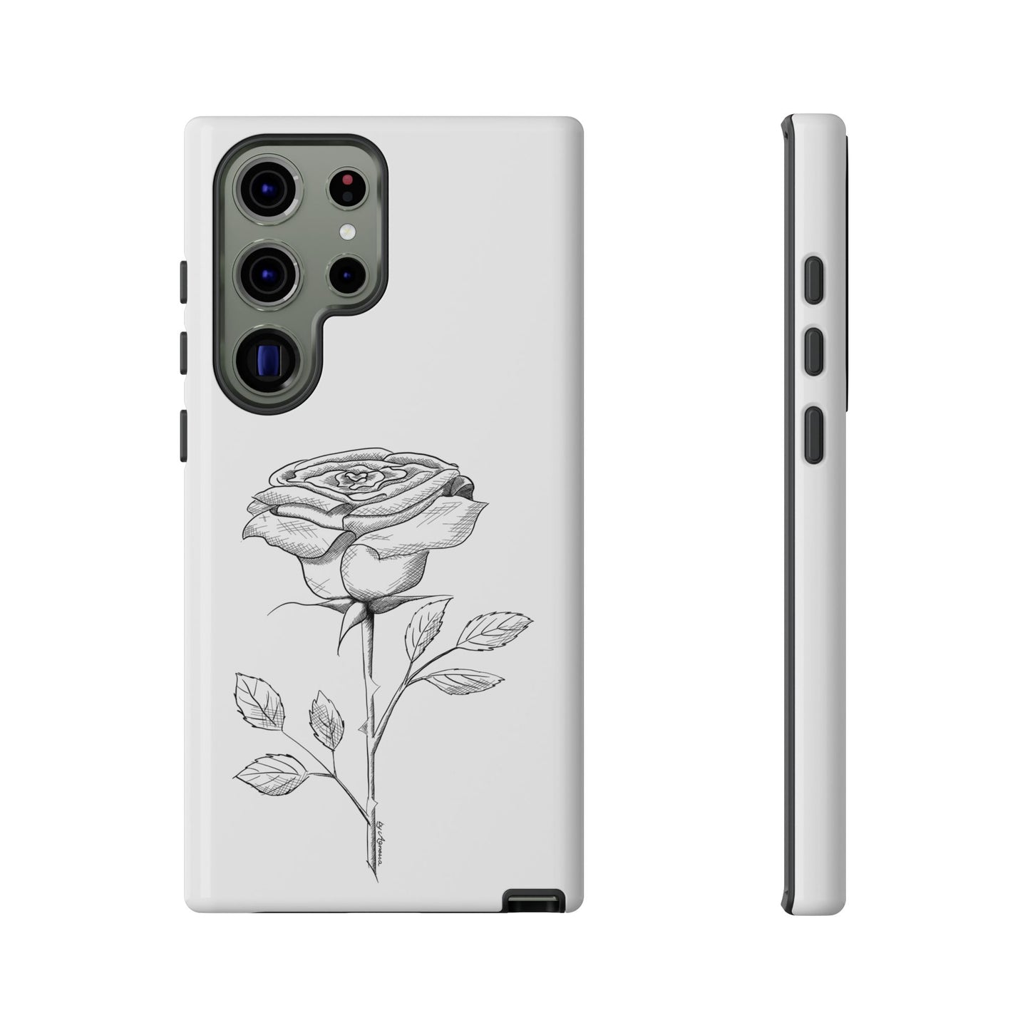 Stylish Rose Phone Case for Samsung