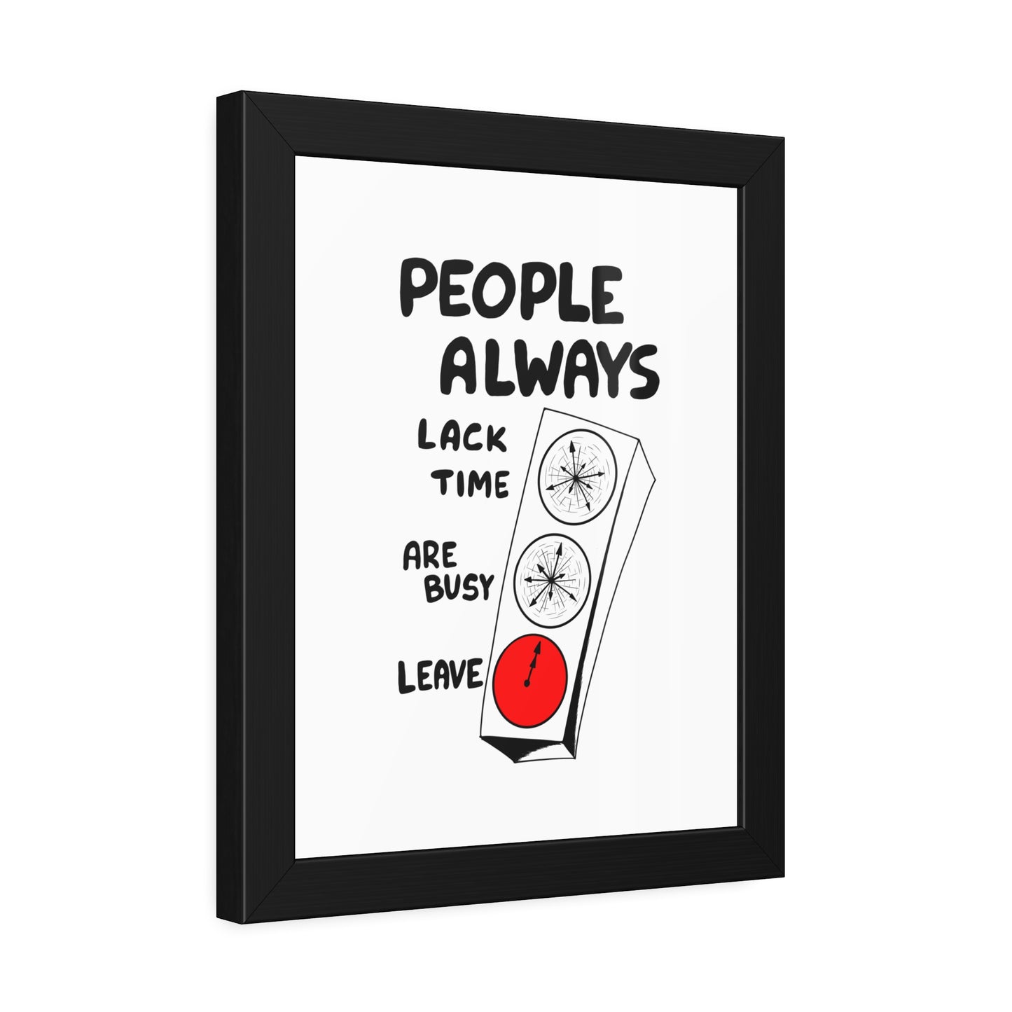 Poster Print - People Always Leave, Digital Drawing Art