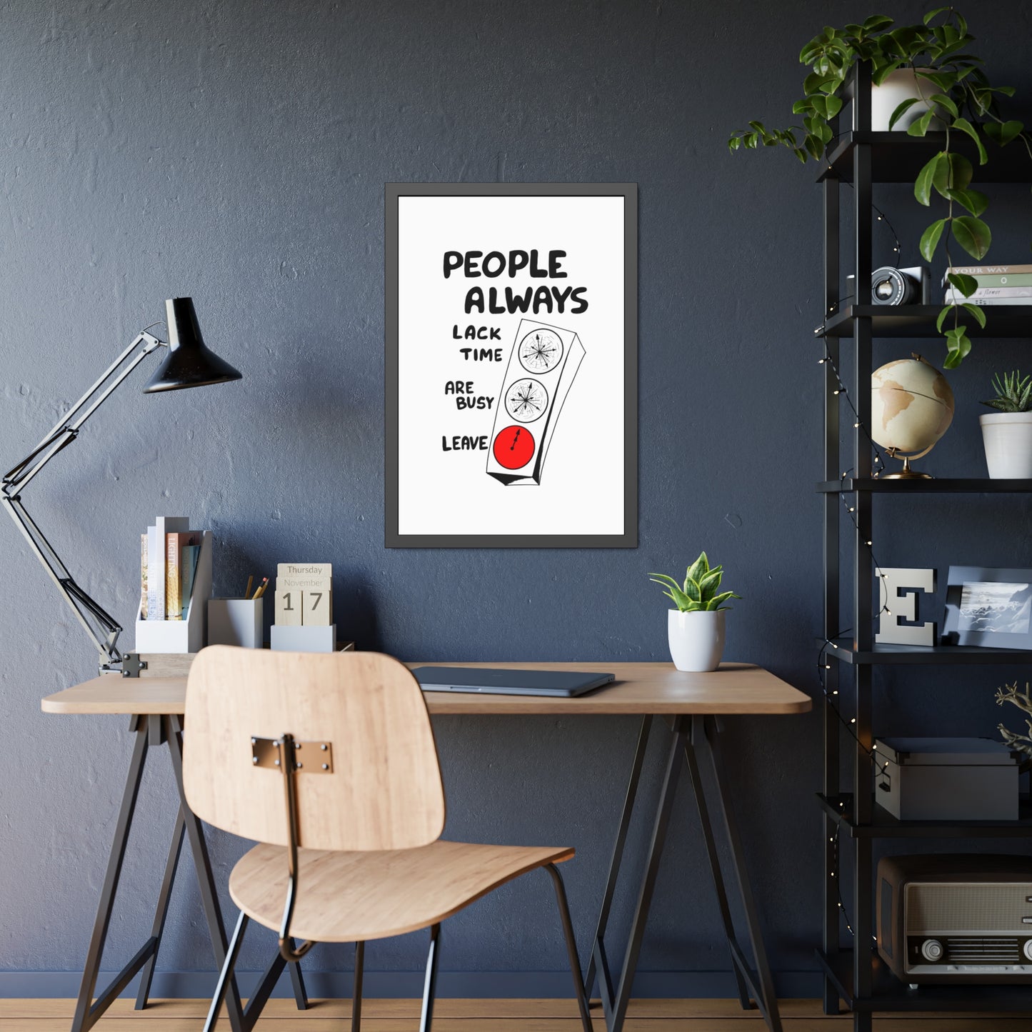Poster Print - People Always Leave, Digital Drawing Art