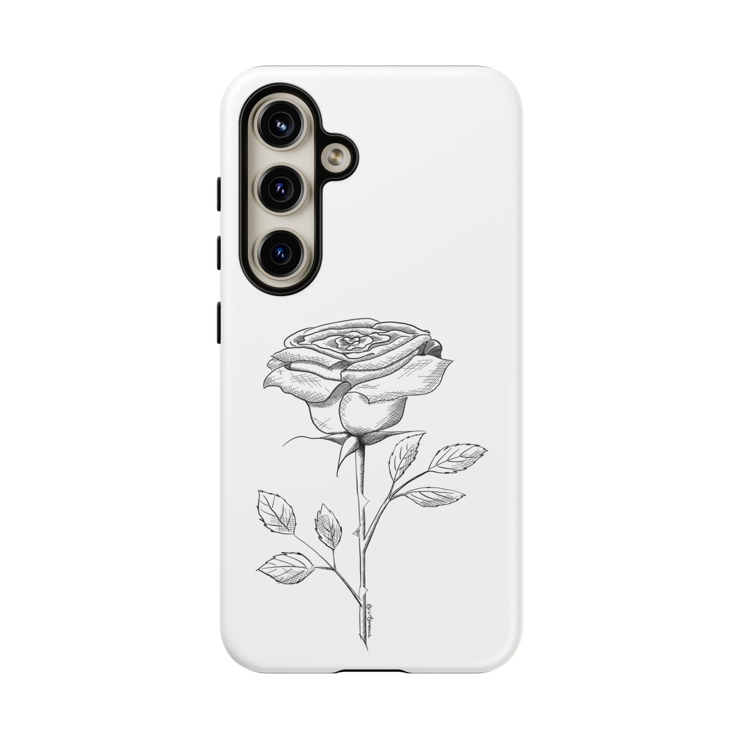 Stylish Rose Phone Case for Samsung