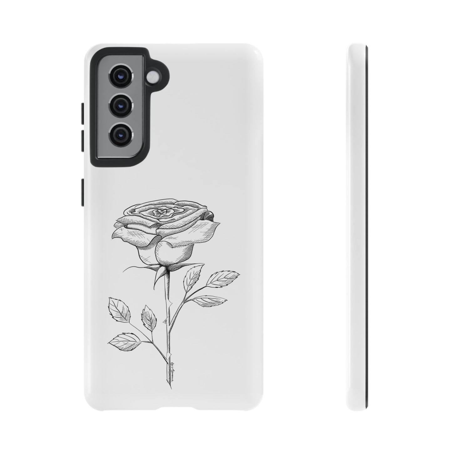 Stylish Rose Phone Case for Samsung