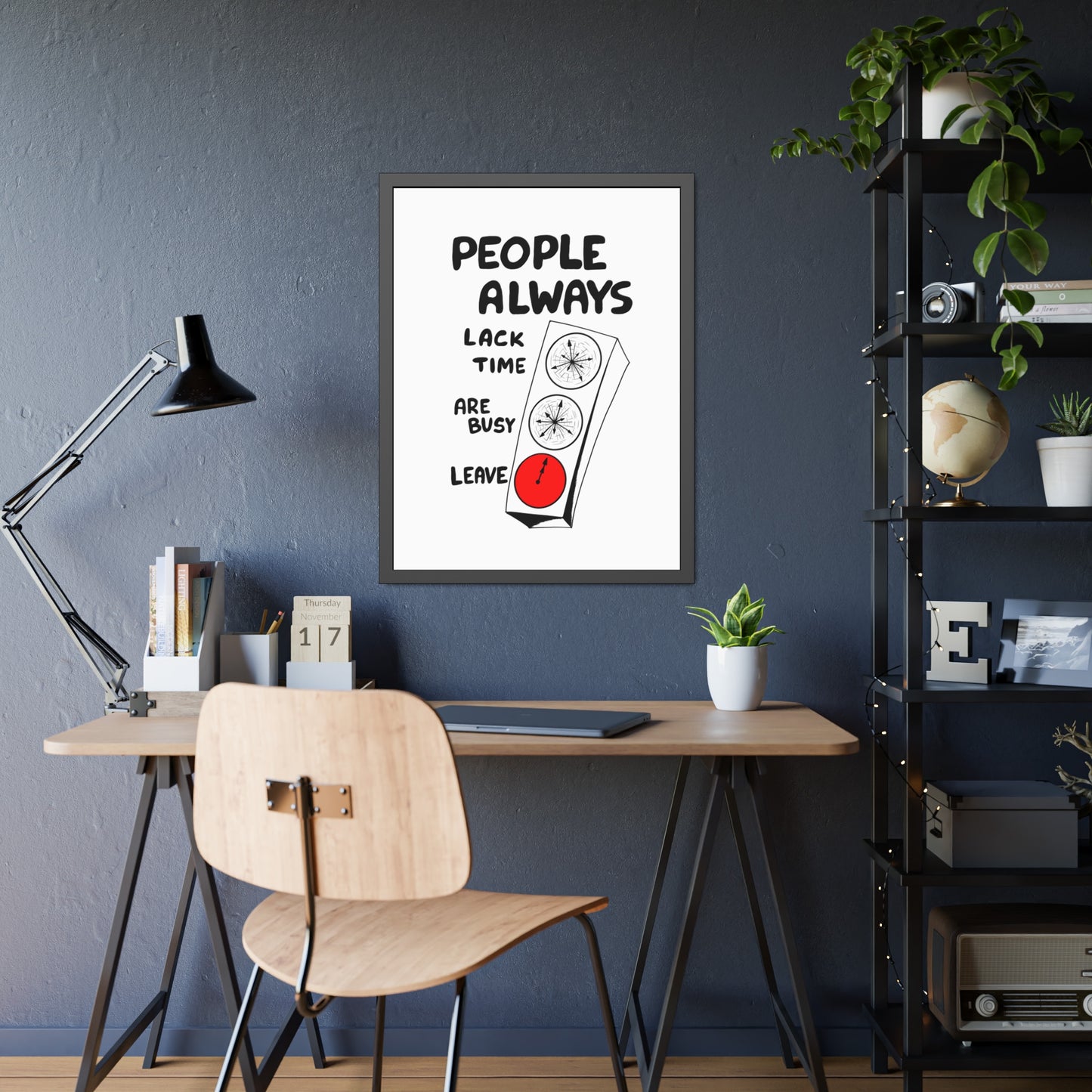 Poster Print - People Always Leave, Digital Drawing Art