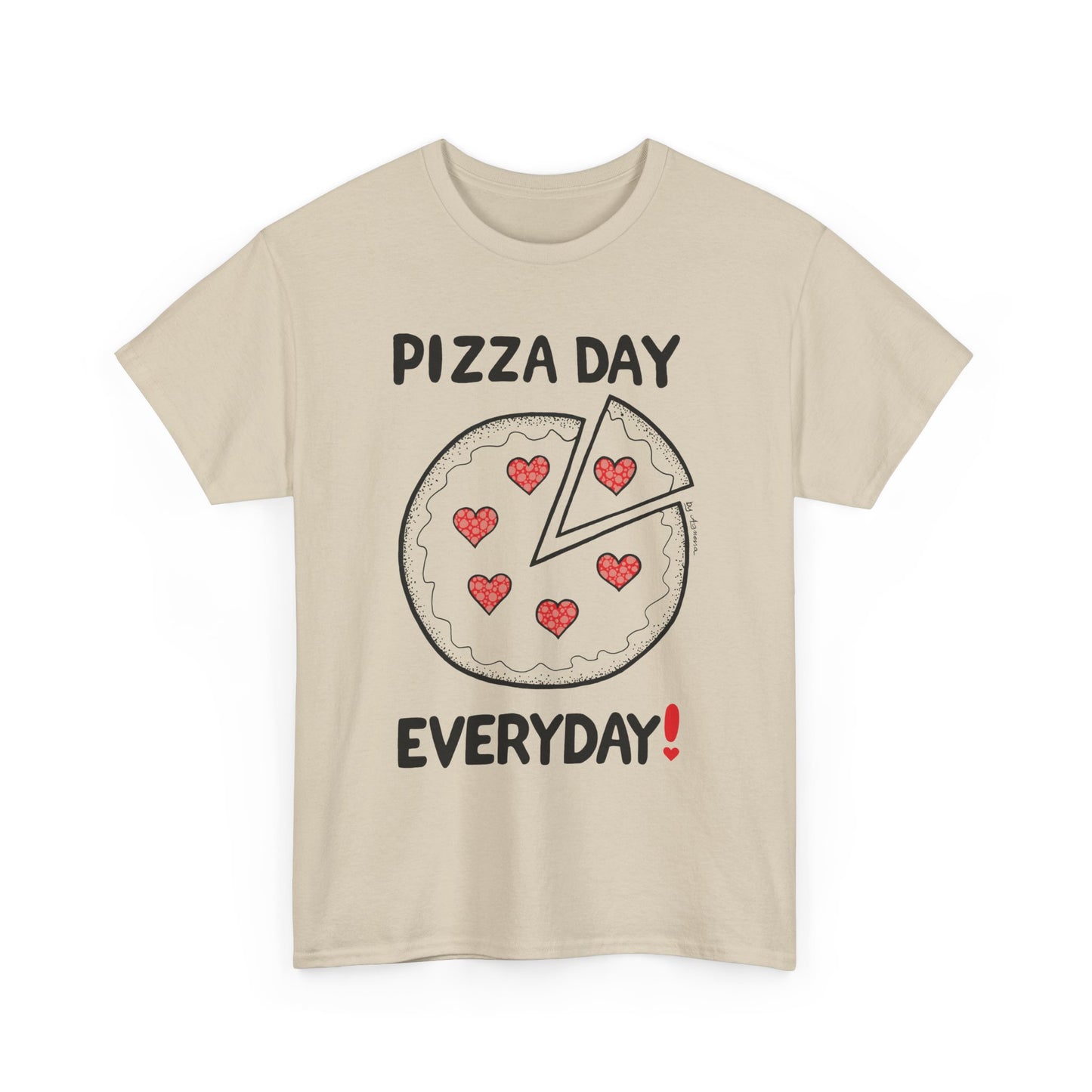 Pizza Day Everyday Unisex Heavy Cotton Tee