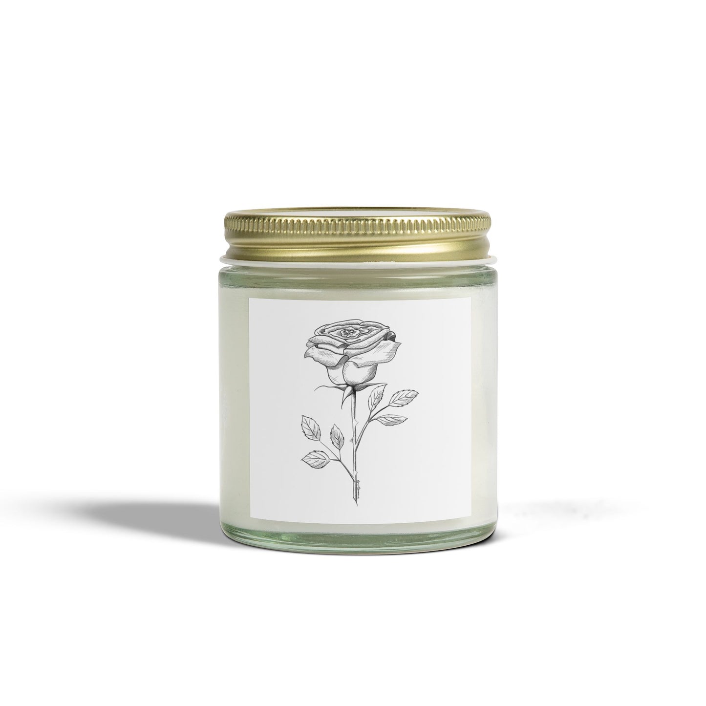 Rose Petal Scented Candle - Elegant Home Decor Gift