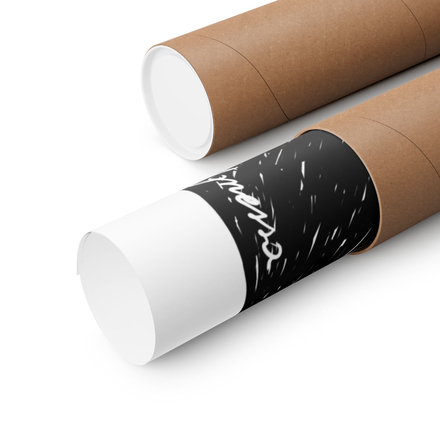 Matte Vertical Poster — "People Always" Original Art Poster (No AI)