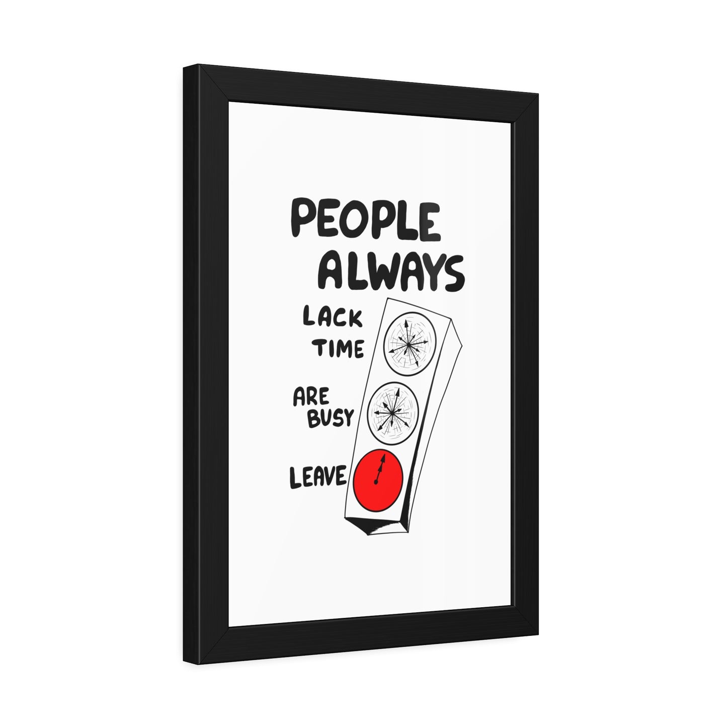 Poster Print - People Always Leave, Digital Drawing Art