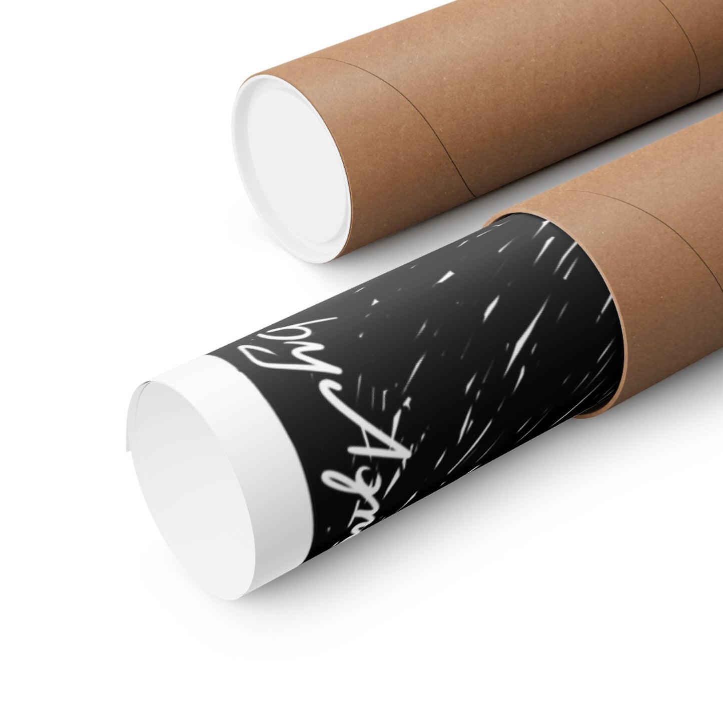 Matte Vertical Poster — "People Always" Original Art Poster (No AI)