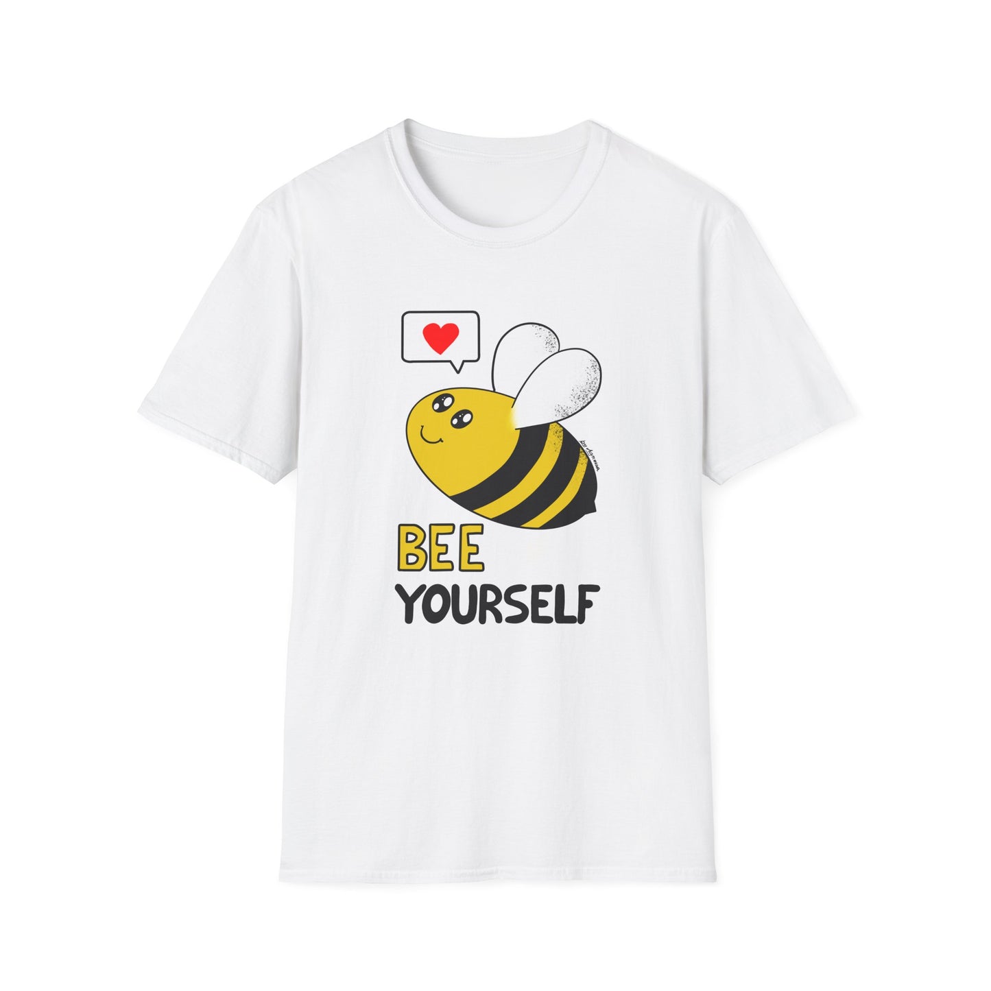 Bee Yourself Cute Kawaii Bee T-Shirt — Funny Positive Graphic Tee