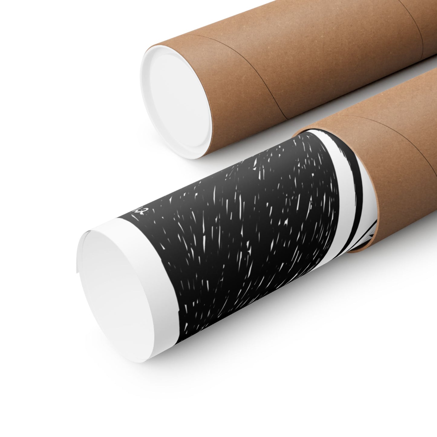 Matte Vertical Poster — "People Always" Original Art Poster (No AI)