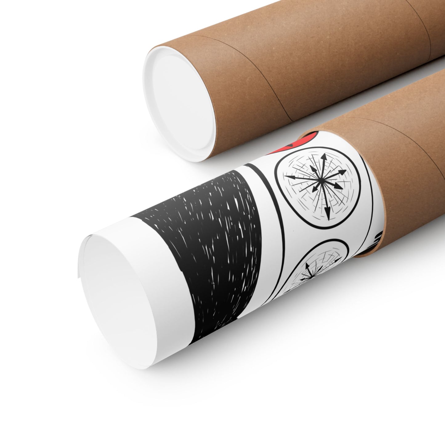 Matte Vertical Poster — "People Always" Original Art Poster (No AI)