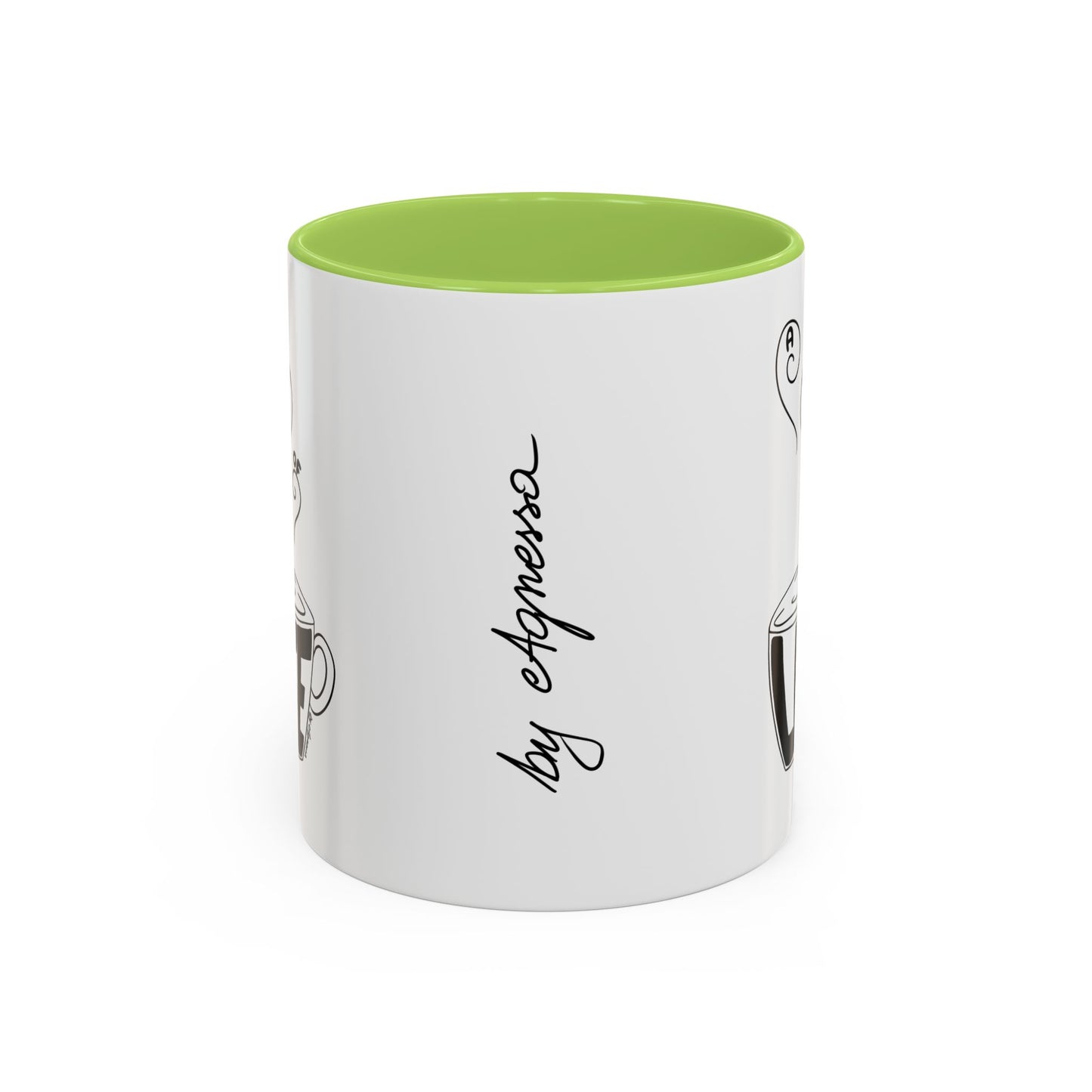 Inspirational Accent Coffee Mug – Enjoy a Sip of Life | 11 oz & 15 oz