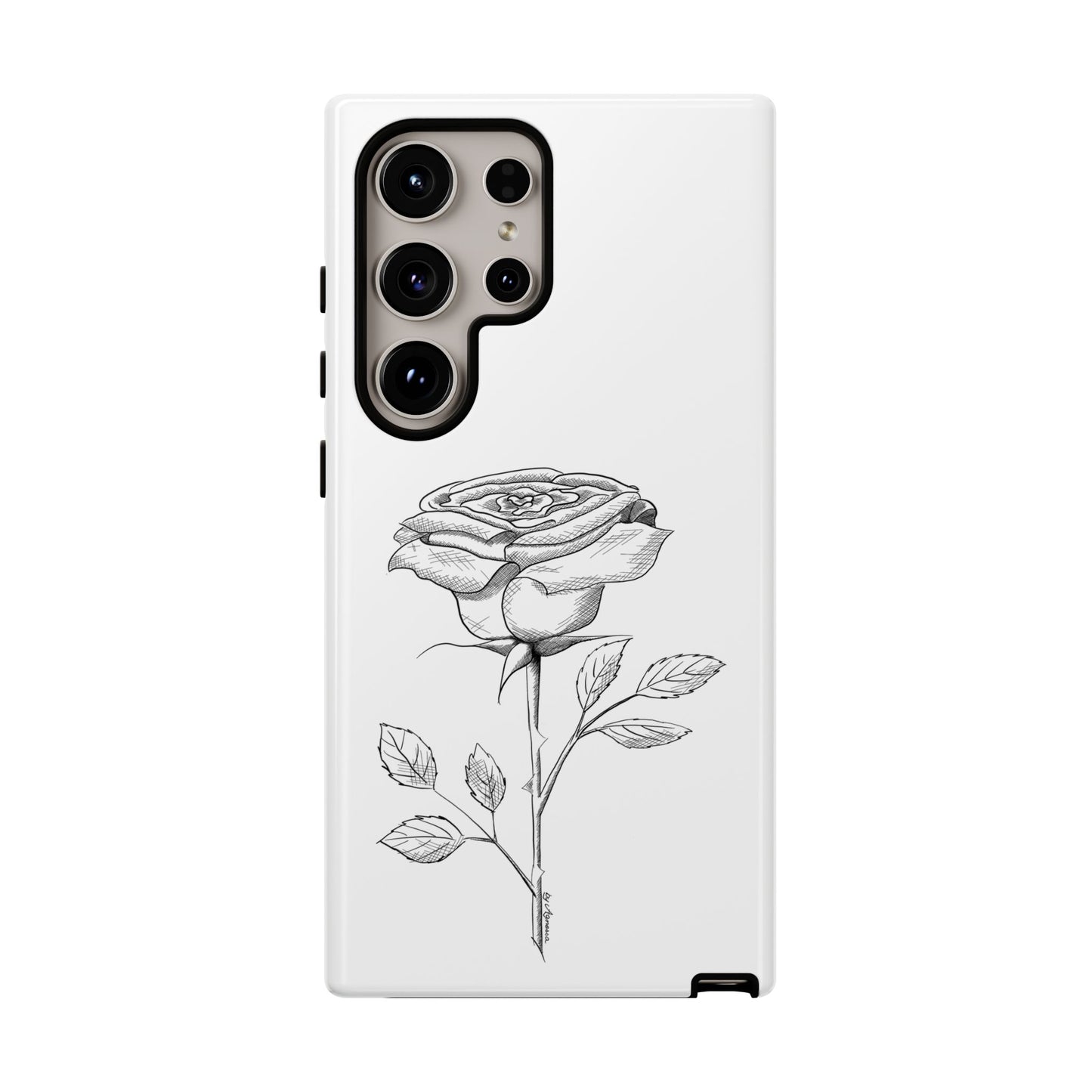 Stylish Rose Phone Case for Samsung