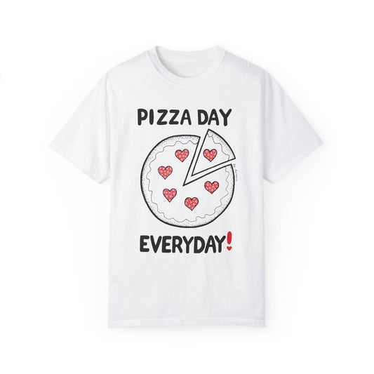 Pizza Day Everyday Unisex Garment-Dyed T-Shirt