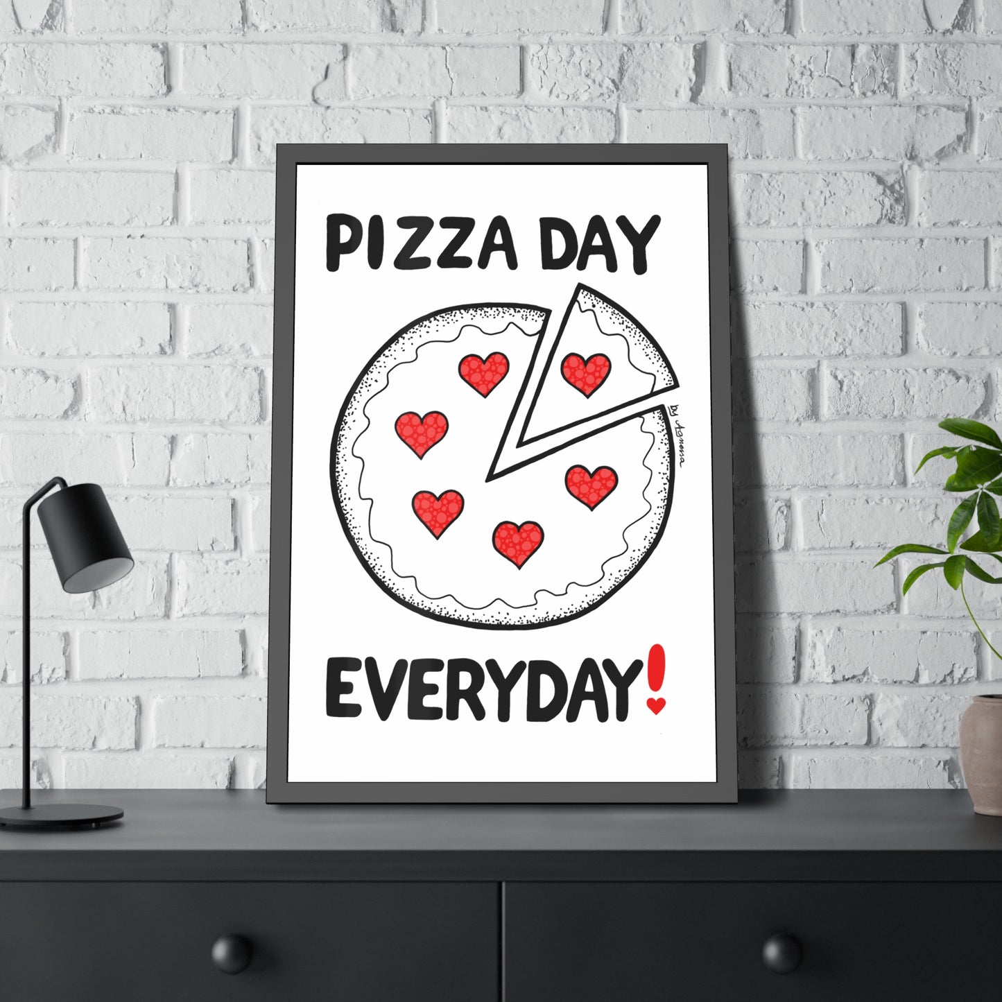 Pizza Lovers Framed Posters