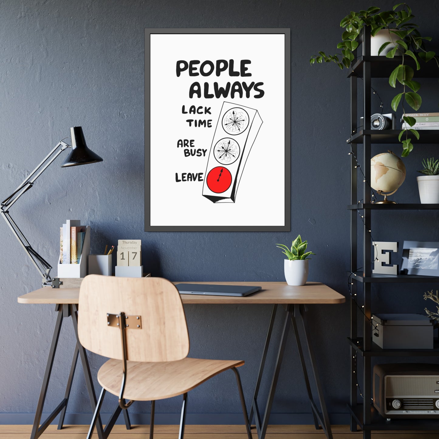 Poster Print - People Always Leave, Digital Drawing Art