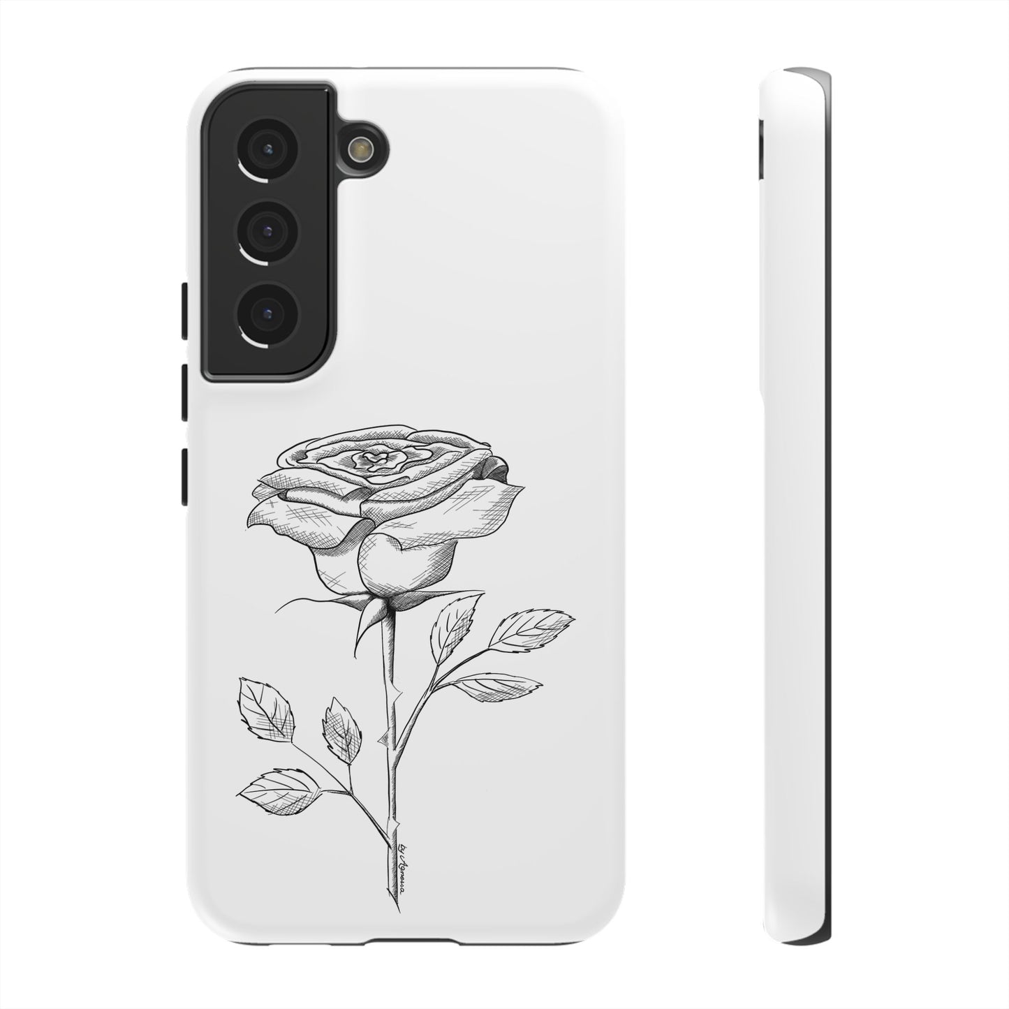 Stylish Rose Phone Case for Samsung