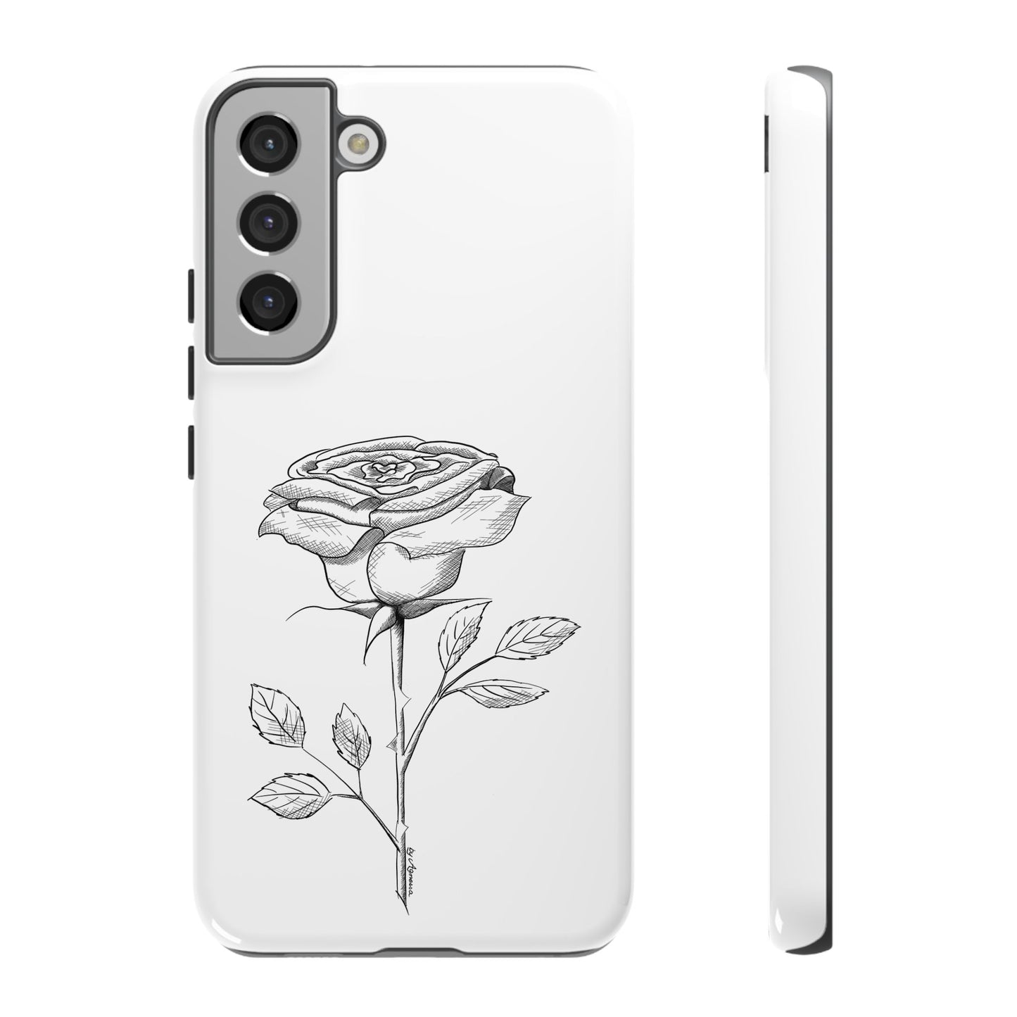 Stylish Rose Phone Case for Samsung