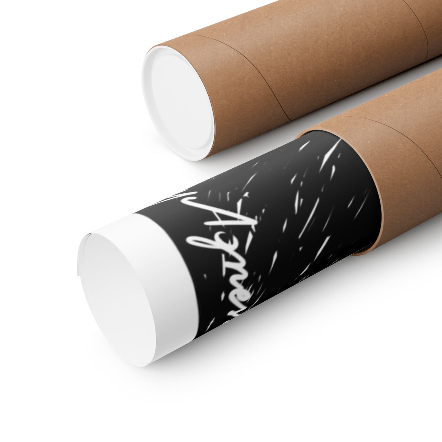 Matte Vertical Poster — "People Always" Original Art Poster (No AI)