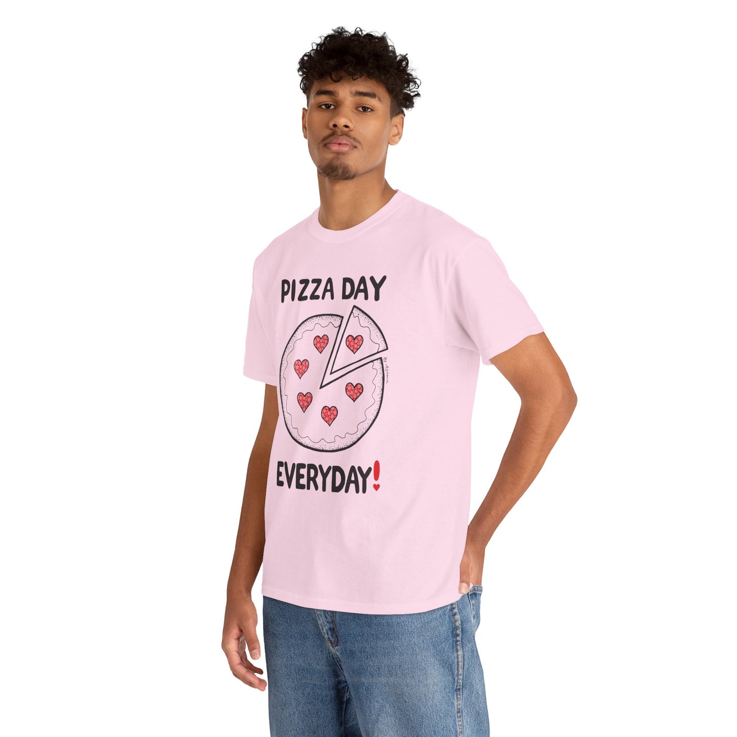 Pizza Day Everyday Unisex Heavy Cotton Tee