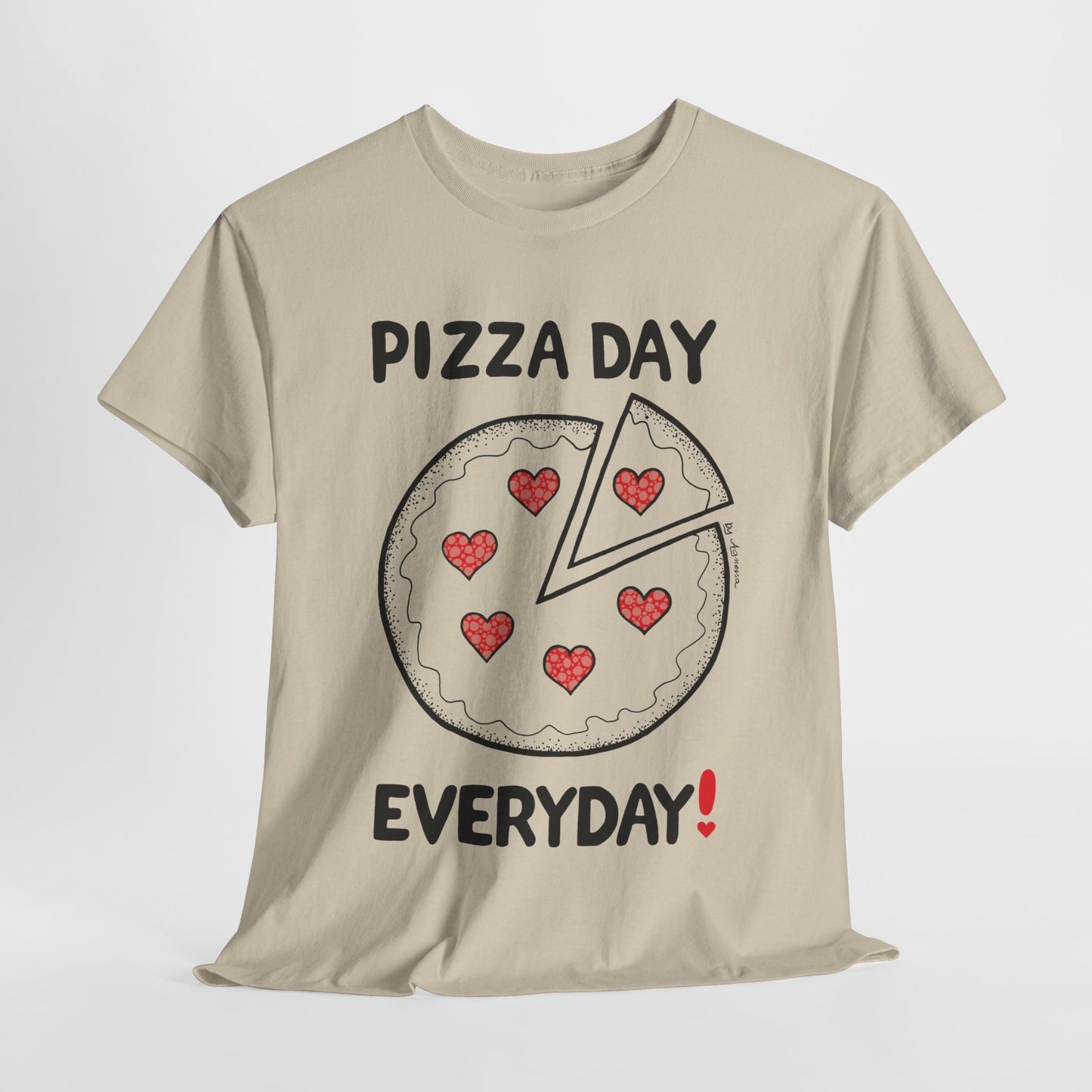 Pizza Day Everyday Unisex Heavy Cotton Tee