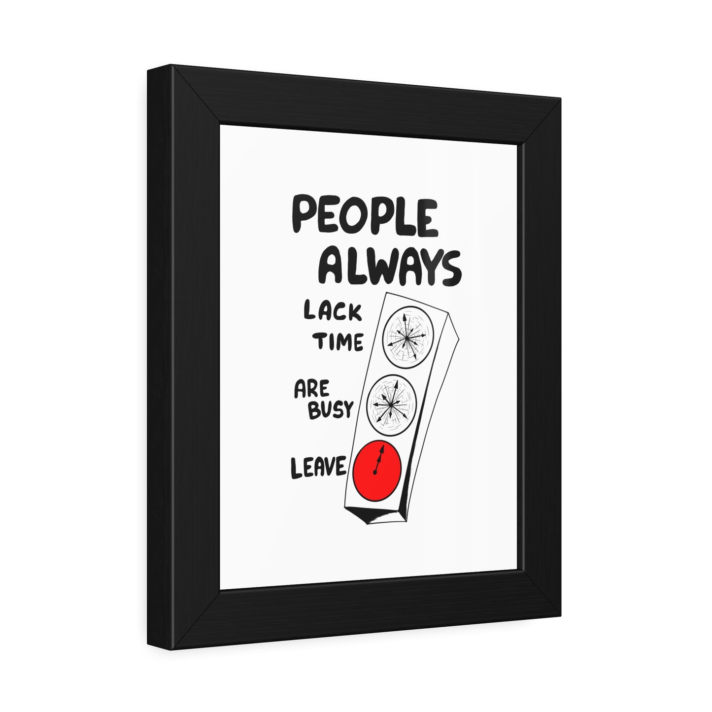 Poster Print - People Always Leave, Digital Drawing Art