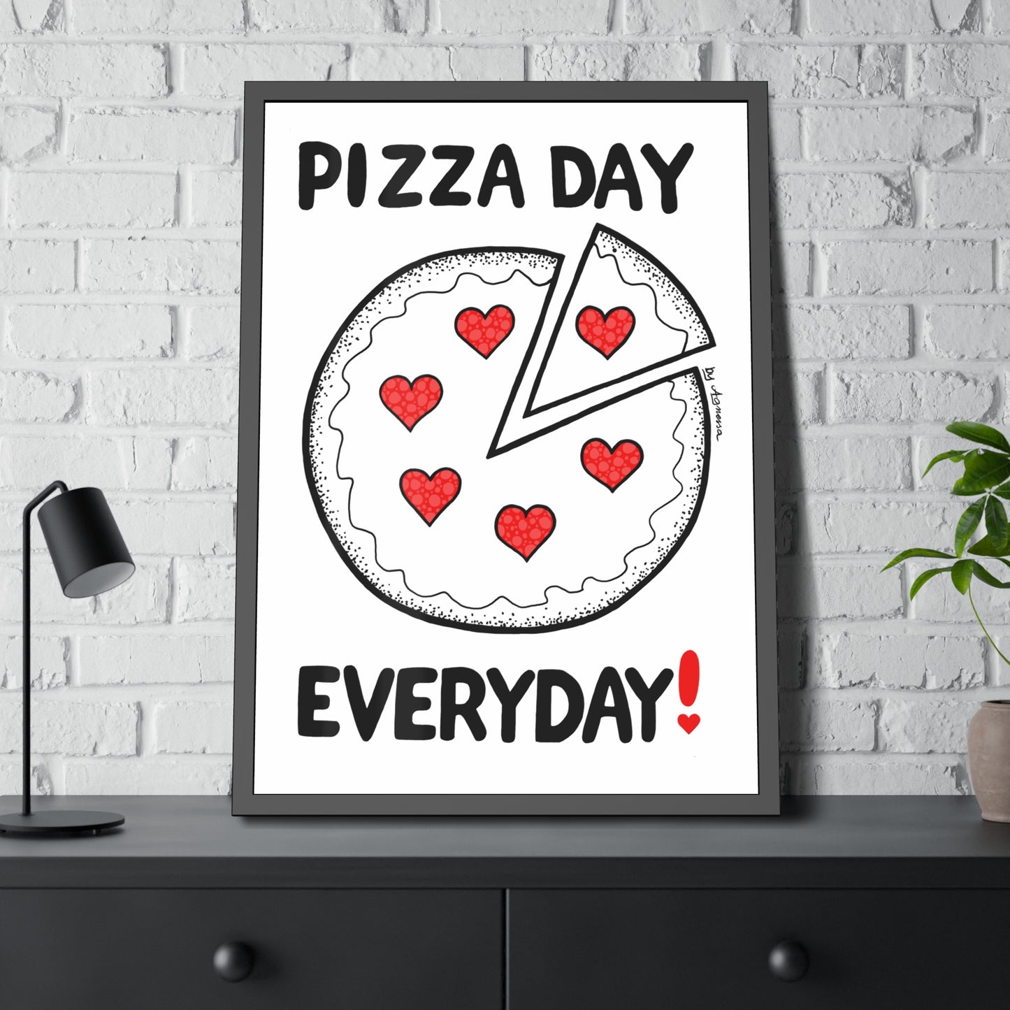 Pizza Lovers Framed Posters