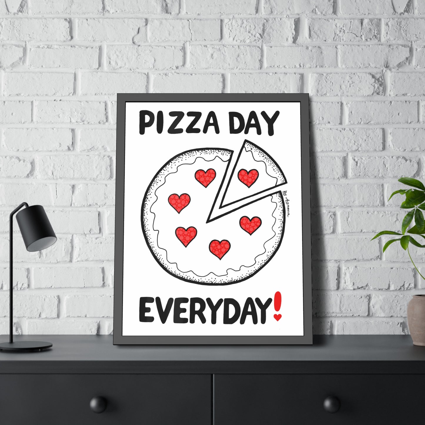 Pizza Lovers Framed Posters