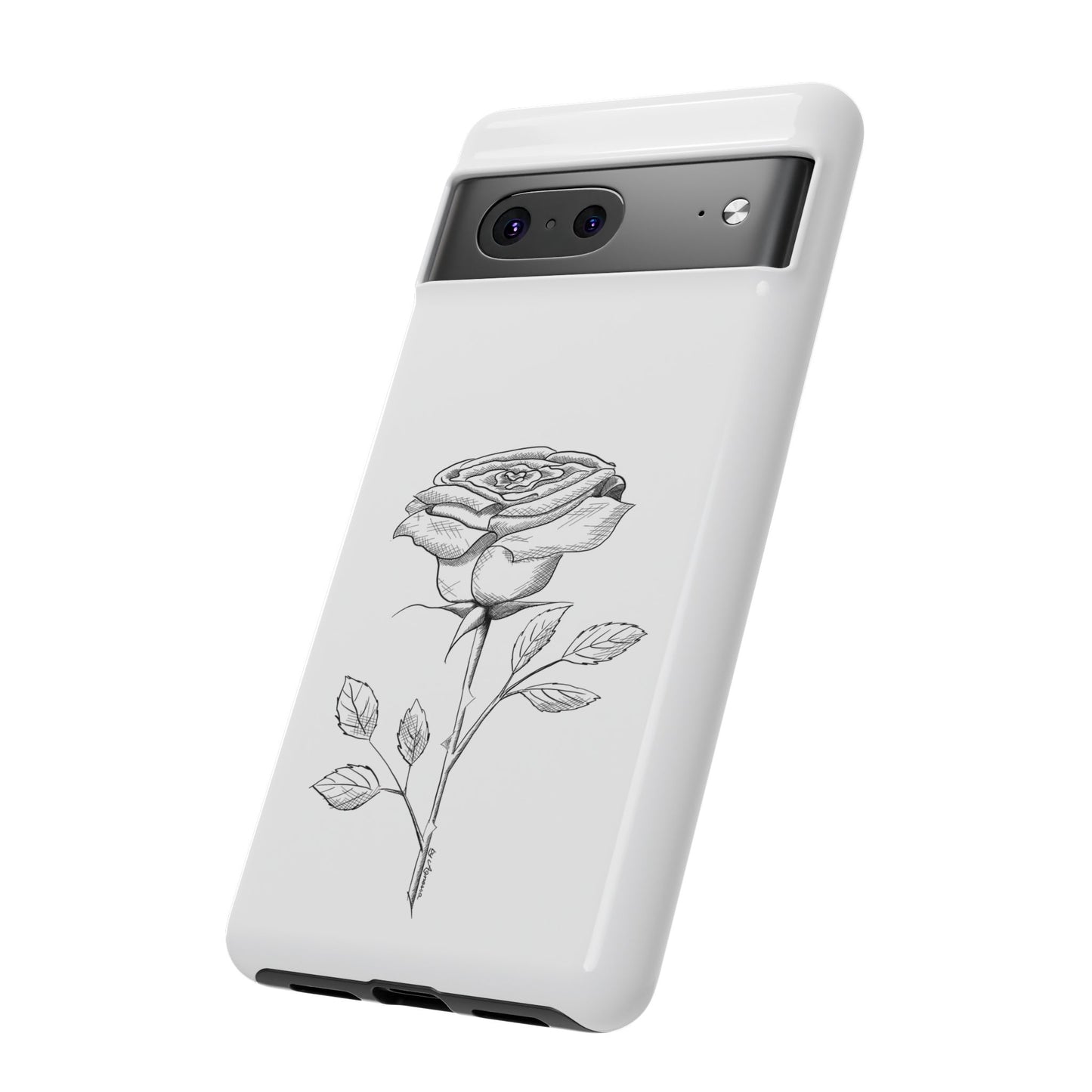 Elegant Floral Phone Case for Google Phones