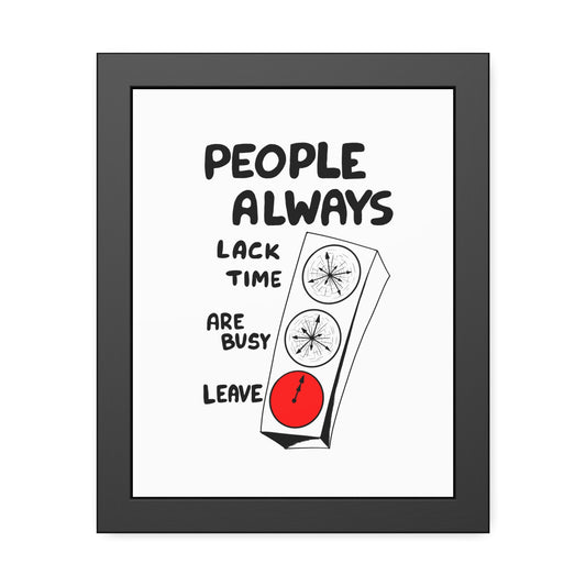 Poster Print - People Always Leave, Digital Drawing Art
