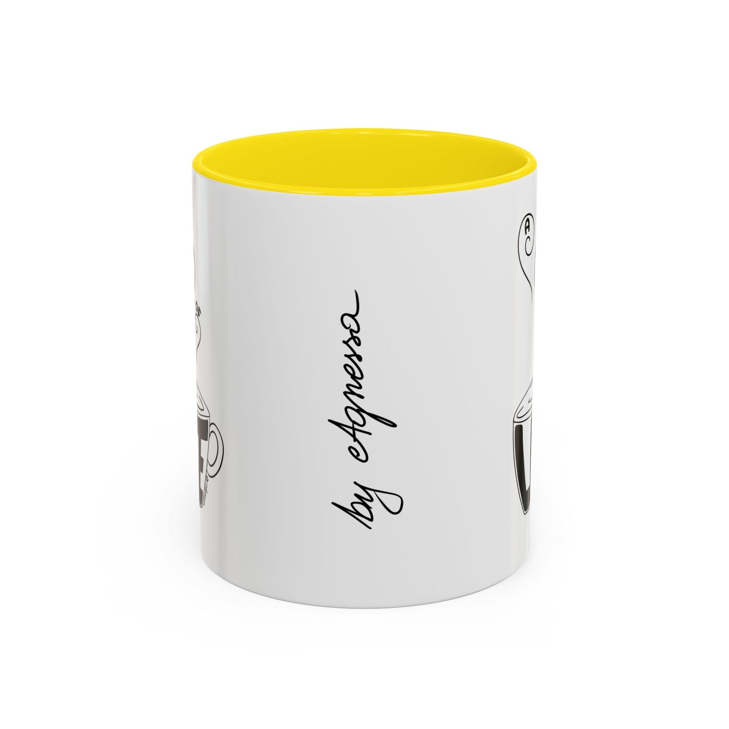 Inspirational Accent Coffee Mug – Enjoy a Sip of Life | 11 oz & 15 oz