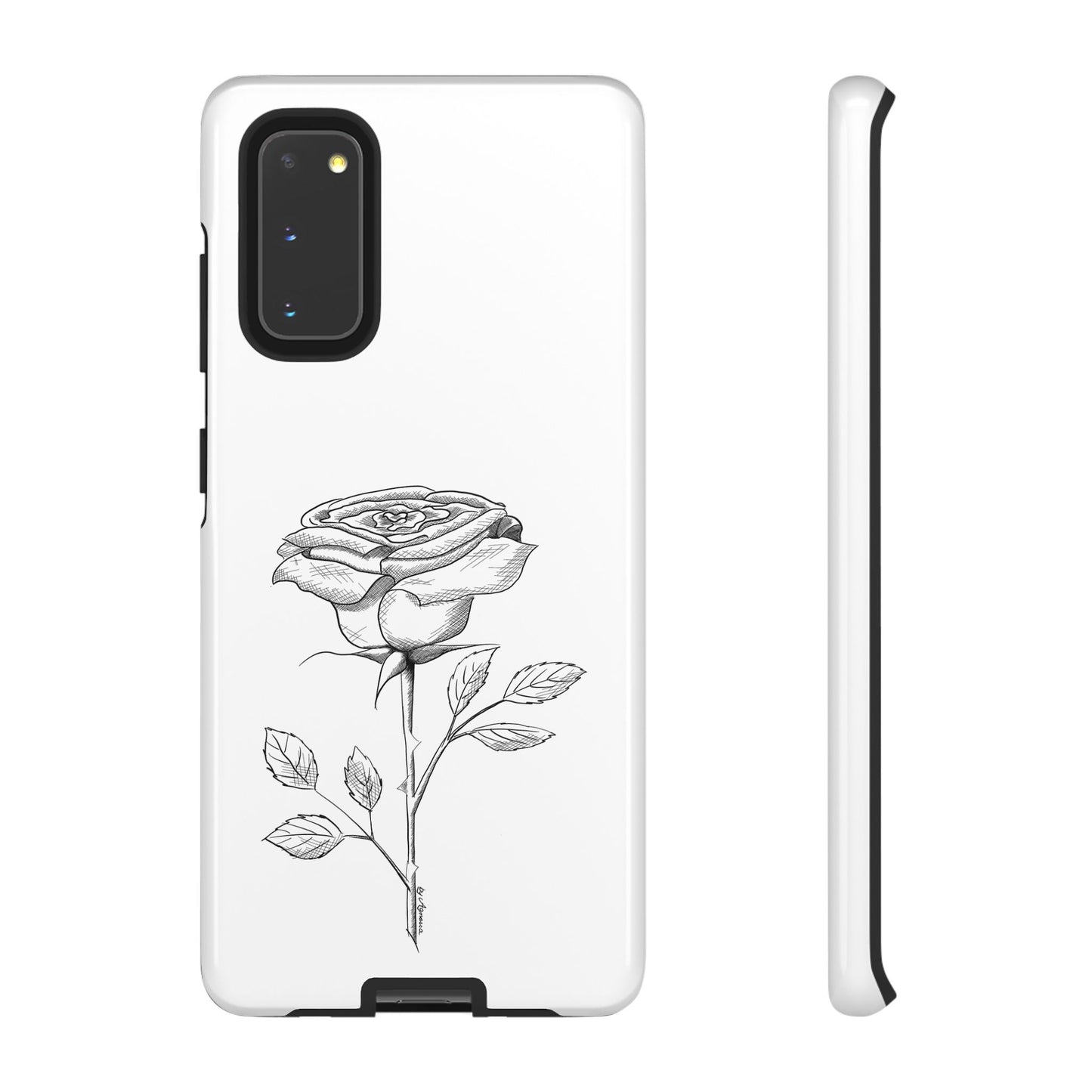 Stylish Rose Phone Case for Samsung