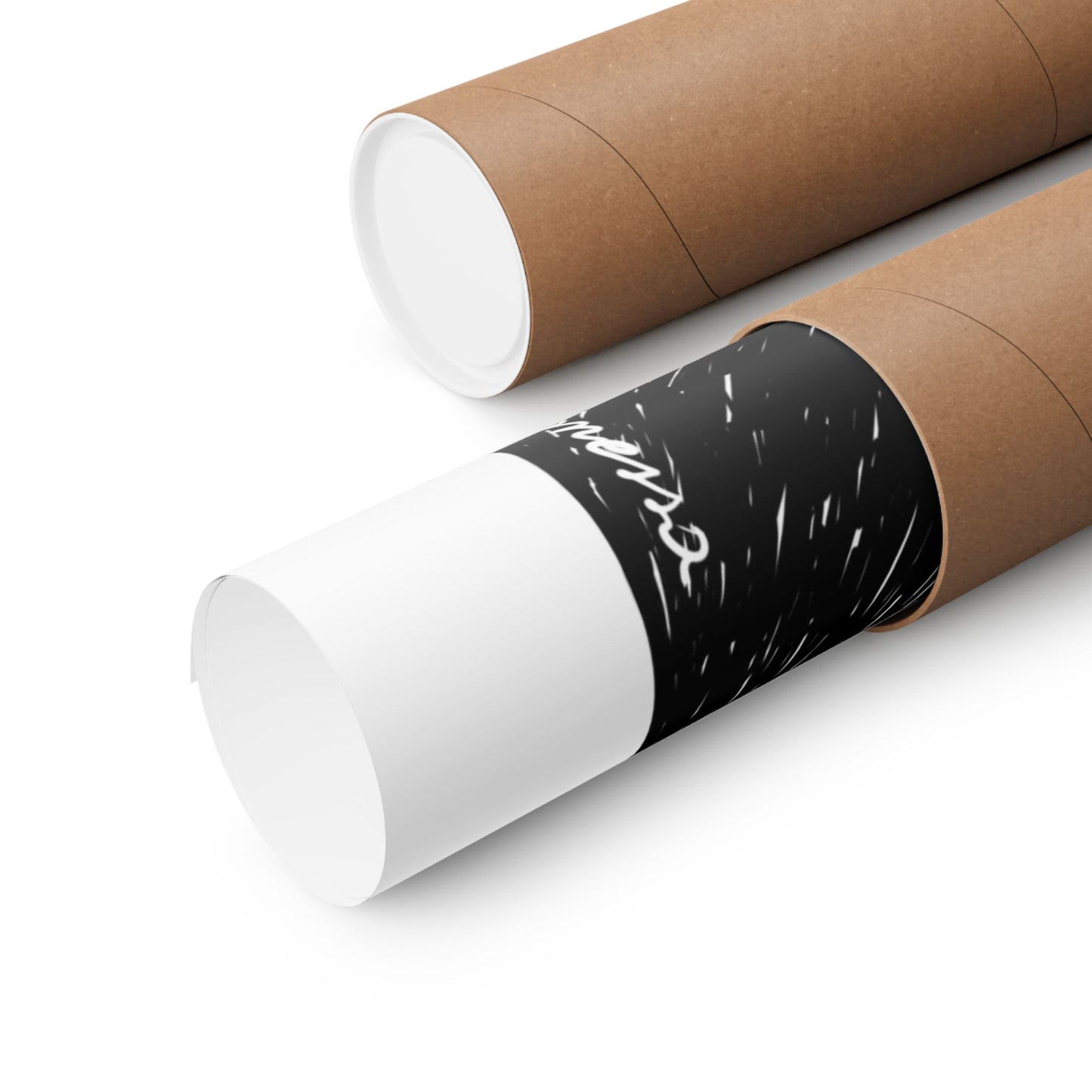 Matte Vertical Poster — "People Always" Original Art Poster (No AI)