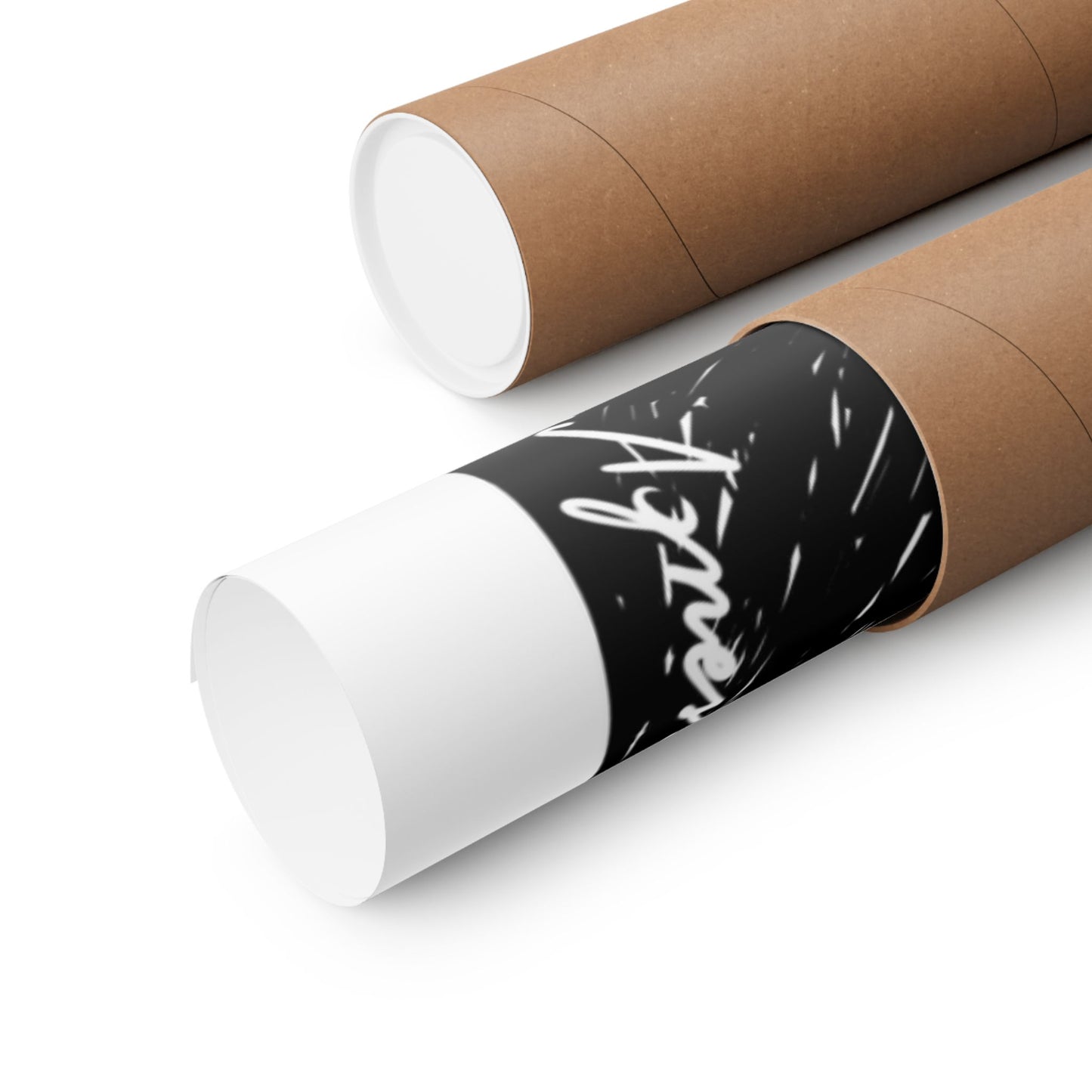 Matte Vertical Poster — "People Always" Original Art Poster (No AI)