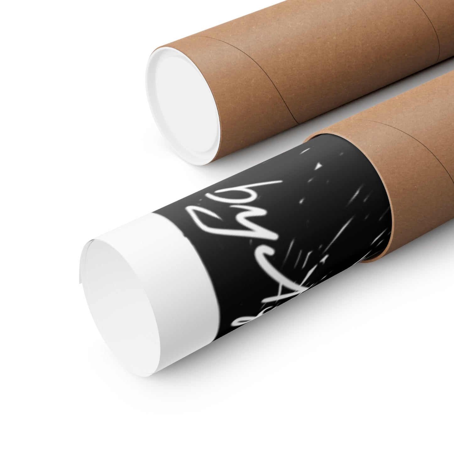 Matte Vertical Poster — "People Always" Original Art Poster (No AI)