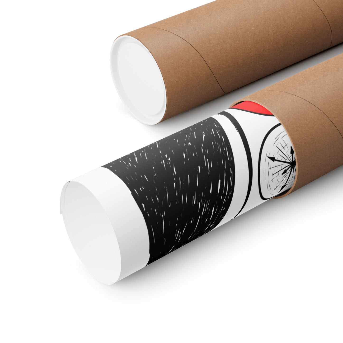 Matte Vertical Poster — "People Always" Original Art Poster (No AI)