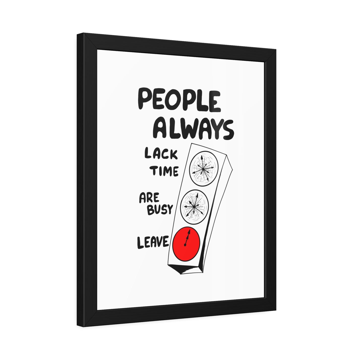 Poster Print - People Always Leave, Digital Drawing Art