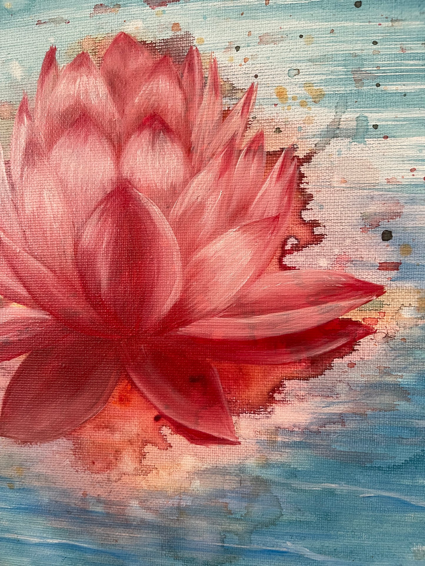 Where Stillness Blooms - Original Painting